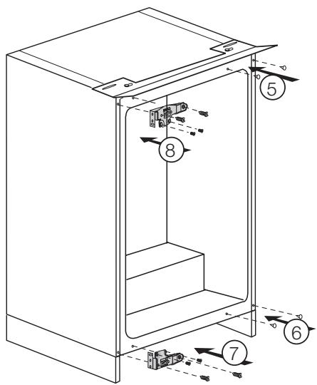 BEKO BU1203N - Reversing the doors - 3
