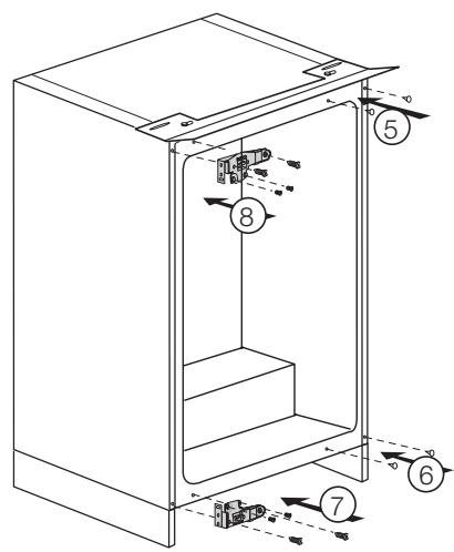 BEKO BU1203N - Inversión de las puertas - 3