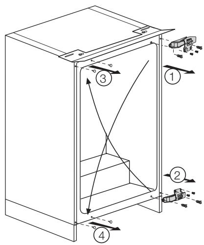 BEKO BU1203N - Inversione degli sportelli - 1