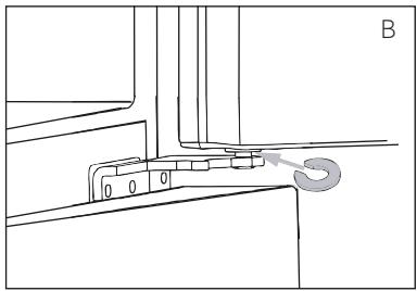 HAIER HTF-508DGS7 - A) Usar o pé ajustável - 1