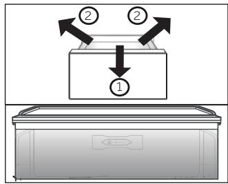 HAIER HTF-508DGS7 - Szuflada na owoce i warzywa - 1