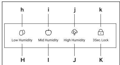 HAIER HTF-508DGS7 - 1) SeLECTIONAR funcao para a gaveta Humidity Box - 1