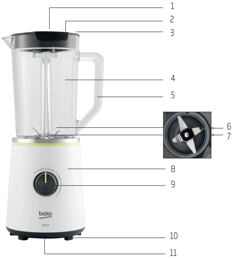 BEKO TBN7602W - نظرة عامة - 1