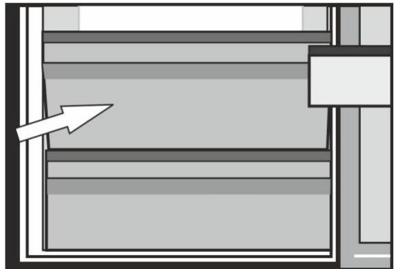 BEKO RCNA406E60XBN - Compartment for keeping perishable food (low temperature / - 2^0C - + 3^0C) . - 1