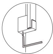 BEKO GNO4321W - Demontirajte ročaj - 3
