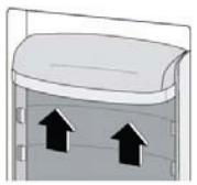BEKO GNO4321W - Posicionamento dos compartmentos da porta - 2