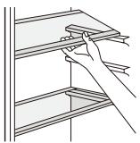 BEKO GNO4321W - Positionierung der Turablagen - 1