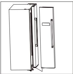 BEKO GNO4321W - Remover as portas - 4