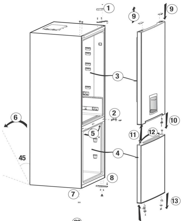 BEKO CRCSA366K40DXBN - Овъшане на вразит e - 1