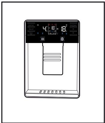 BEKO GN1416230CXPN - Distributeur d'eau à la porte (pour certains modèles) - 1