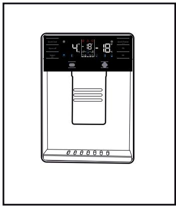 BEKO GN1416230CXPN - Use of internal water dispenser and water dispenser at the door (in some models) - 2