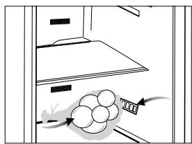 BEKO GN1416230CXPN - Recommandations relatives au compartiment des aliments frais - 1