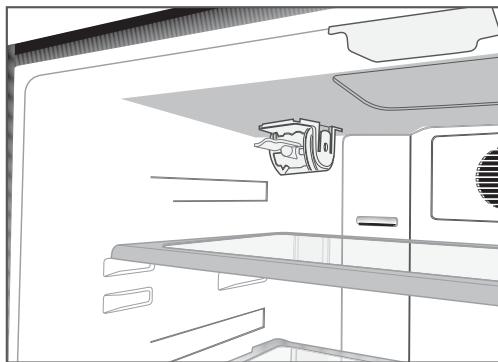 BEKO GNE60532DXPN - Fixation du filtre externe au mur (en option) - 12