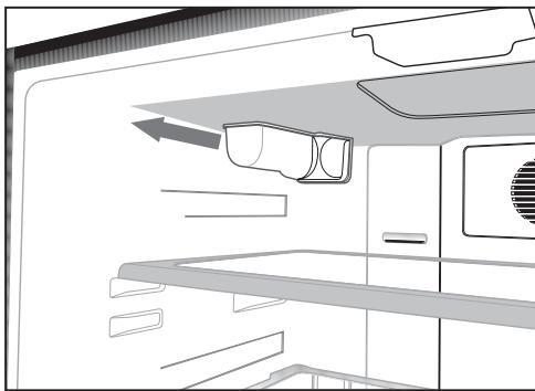 BEKO GNE60532DXPN - Fixation du filtre externe au mur (en option) - 11