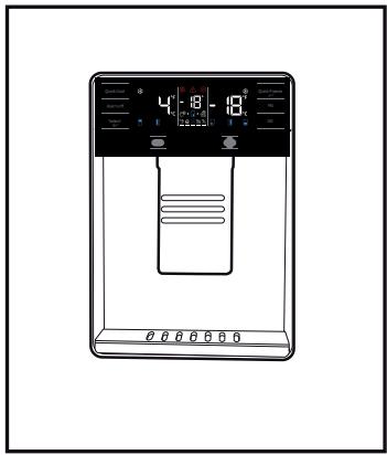 BEKO GN1426230DZXP - Distributeur d'eau à la porte (pour certains modèles) - 1