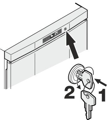LIEBHERR GKV 5790  -  GKv 5790 - Fermer l'appareil à clé - 1