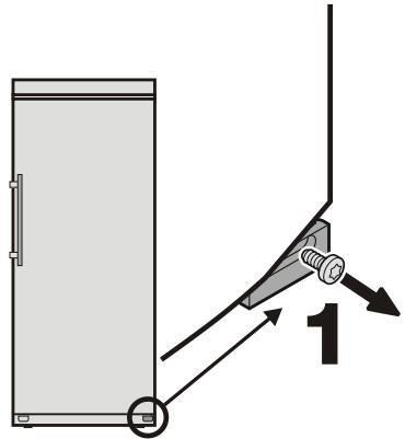 LIEBHERR GKV 5790  -  GKv 5790 - Inversion du sens d'ouverture de la porte - 1