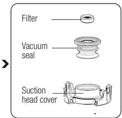 BEKO TBV8104BX - Washing or replacing the filter - 2
