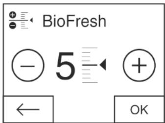 LIEBHERR KBEF 4330 - Régler la température dans le compartiment BioFresh - 2