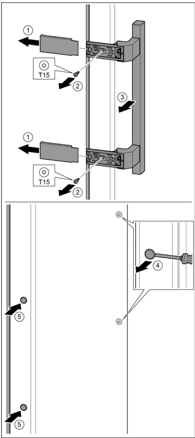 LIEBHERR KBES4374 - Déplacer les pièces du palier inférieur - 3