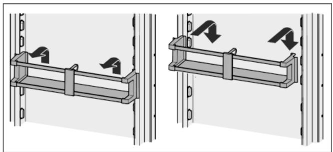 LIEBHERR KBES4374 - Déplacer les balconnets de contre-porte - 1