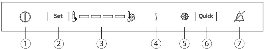 BEKO BCBFD1973 - Panel sterowania - 1