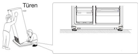 ESSENTIELB ERAVE180-90V2 - Ausnivellierung und Stabilisierung des Kühlschranks - 1