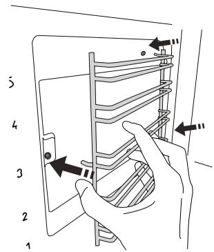 HOTPOINT FA5844HIXHA - Enlever et replacer les supports de GRILLE - 3