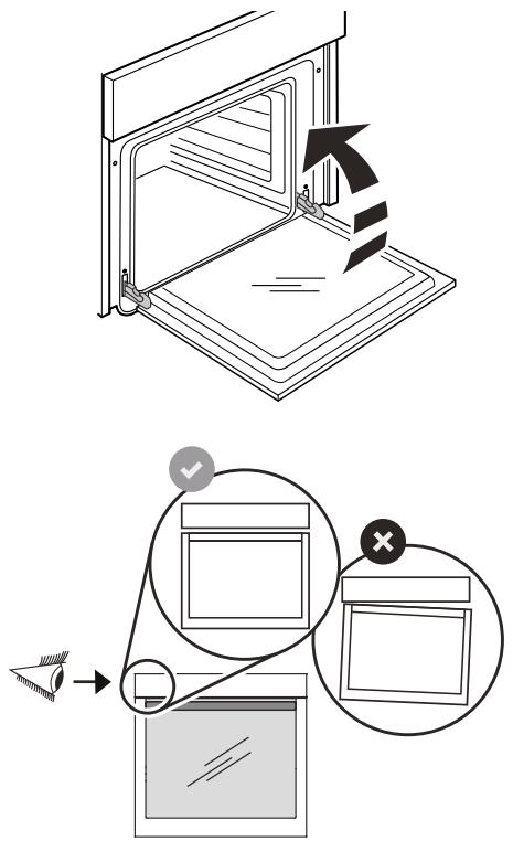 HOTPOINT FA5844HIXHA - Replacer la porte - 5