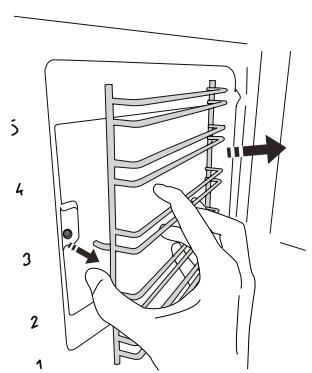 HOTPOINT FA5844HIXHA - Enlever et replacer les supports de GRILLE - 2
