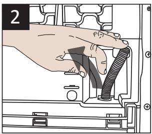 SMEG DHT71EUK - Connecting the water drain hose - 2