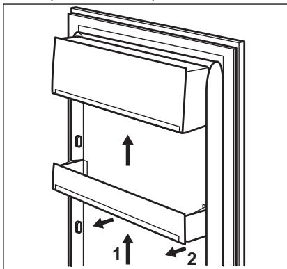 ELECTROLUX SB309  -  925 053 307 - Positioning the door shelves - 1