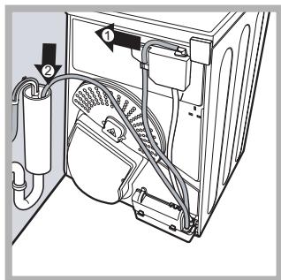HOTPOINT AQC9A 4F5 T/Z1A AQUALTIS - Afvoer van het water - 1