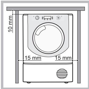 HOTPOINT AQC9A 4F5 T/Z1A AQUALTIS - Aufstellungsord des Wäschetrockners - 1