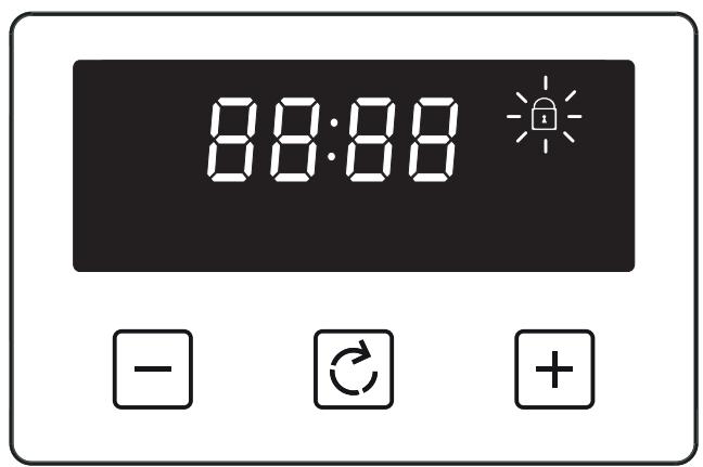 STOVES STERLING 900DFT - Activation/désactivation du verrouillage des touches - 3