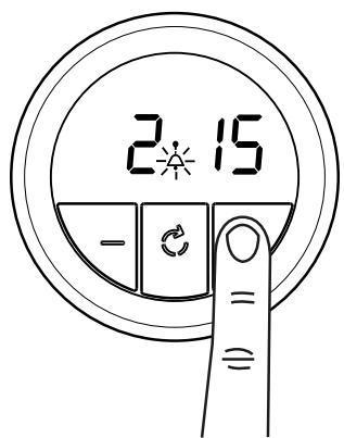 STOVES STERLING 900DFT - Réglage du compte à rebours - 2