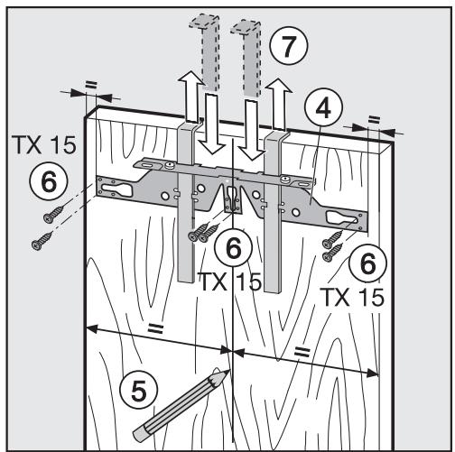 MIELE F 32202 I - Montage de la porte du meuble - 4