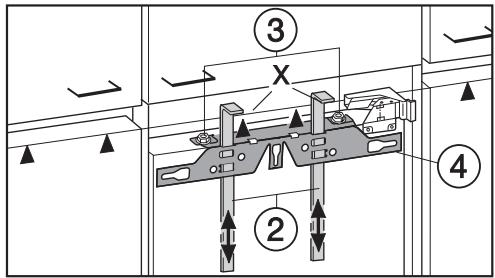 MIELE F 32202 I - Montage de la porte du meuble - 3