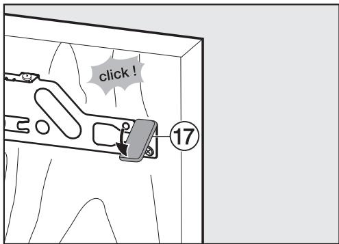 MIELE F 32202 I - Montage de la porte du meuble - 5