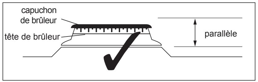 STOVES PRECISION GLASS 110 DFT - Montage des capuchons et têtes de brûleur - 1