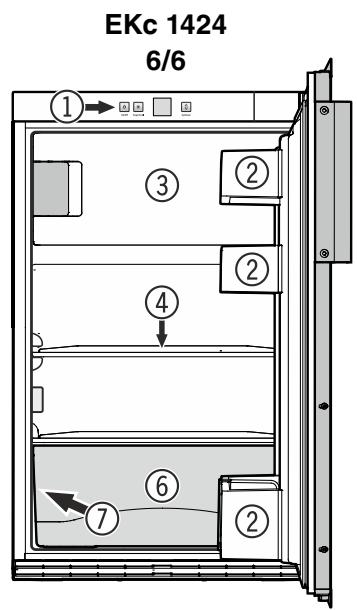 LIEBHERR EKCN 1424 COMFORT - Gerätebeschreibung - 1