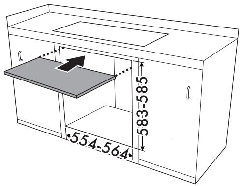 SMEG SFP6104WTPB - Encastrement sous les plans de cuisson (uniquement sur les modèles à pyrolyse) - 1