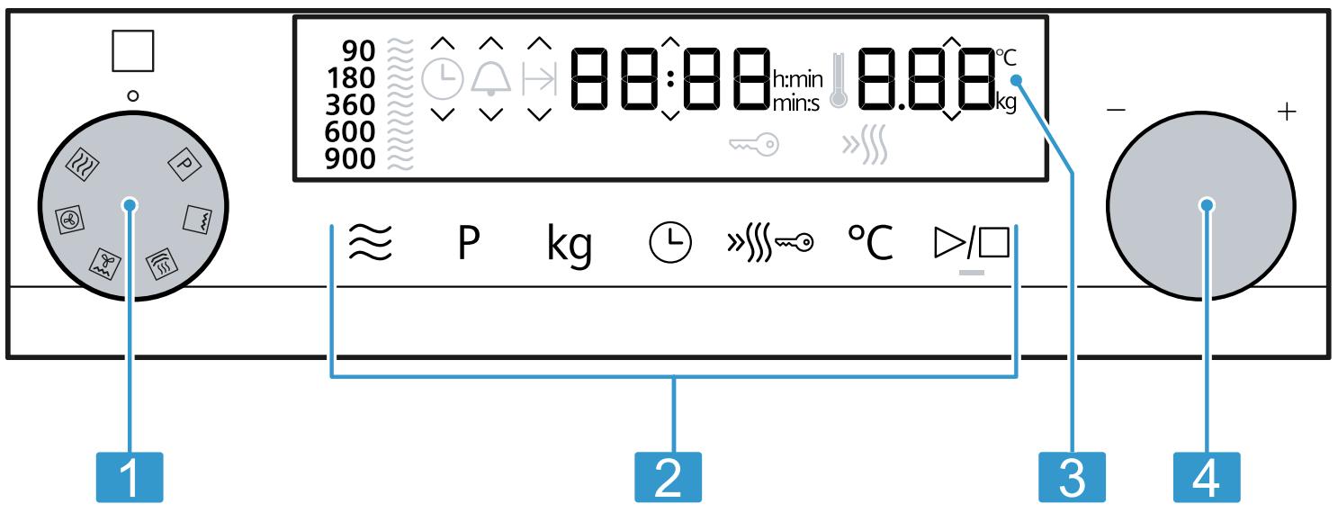 SIEMENS CM585AGS0B - CM585AGS0 - Elementi di comando - 1