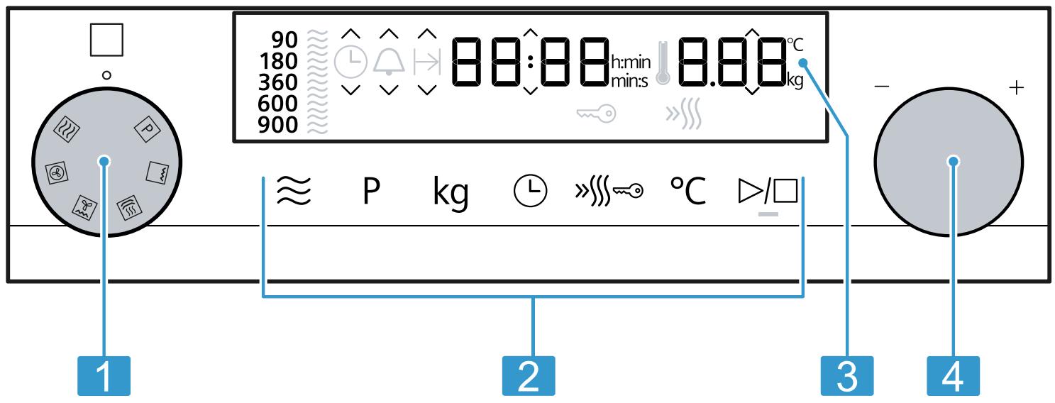 SIEMENS CM585AGS0B - CM585AGS0 - Bedienelemente - 1