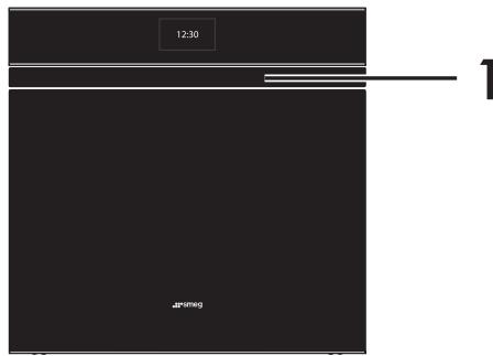 SMEG SFP6606WSPNX - Poignée escamtable - 1