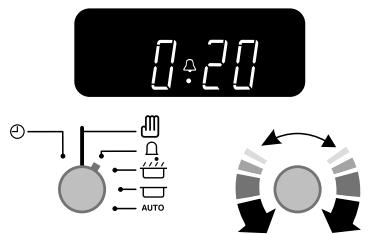 FALCON ELAN 90 DUAL FUEL OG - Réglage de la minuterie pour la cuisson (minuterie) - 2
