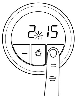 STOVES STERLING 1100DFT - Réglage du compte à rebours - 2