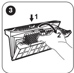 ZANUSSI THE7050 - Nettoyage du filtre - 3