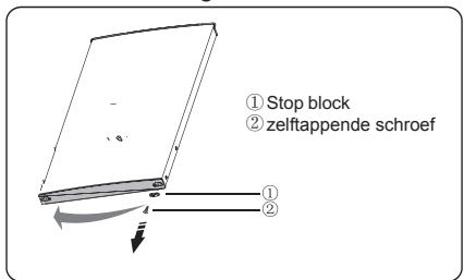 HISENSE RB327N4AD2 - Het omkeren van de deur - 6