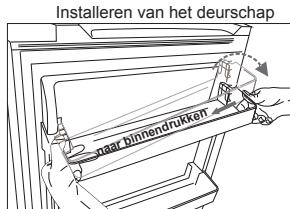HISENSE RB327N4AD2 - Verwijdersen en installereren van het deurschap - 2